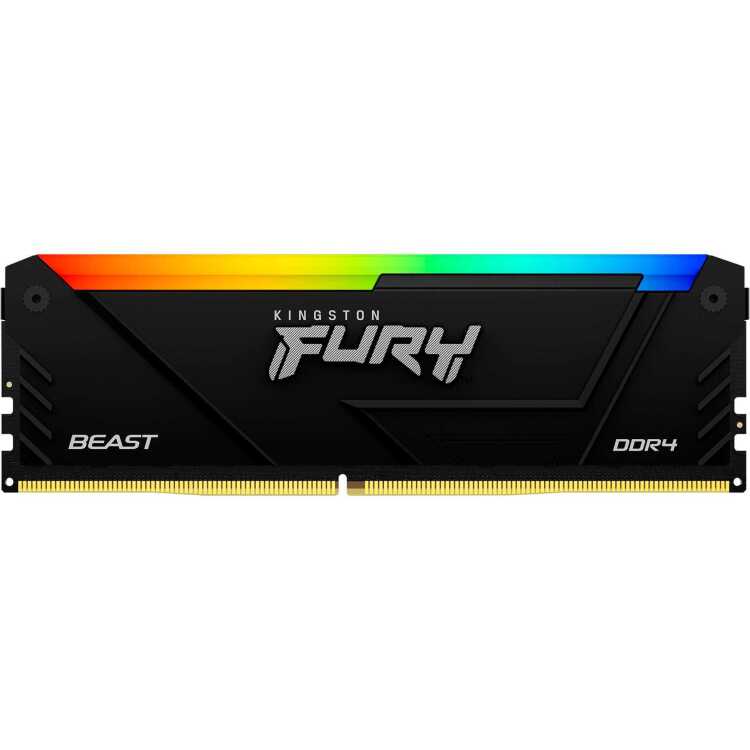 Kingston FURY 64 GB DDR4-3600 Quad-Kit werkgeheugen KF436C18BB2AK4/64, Beast RGB, XMP