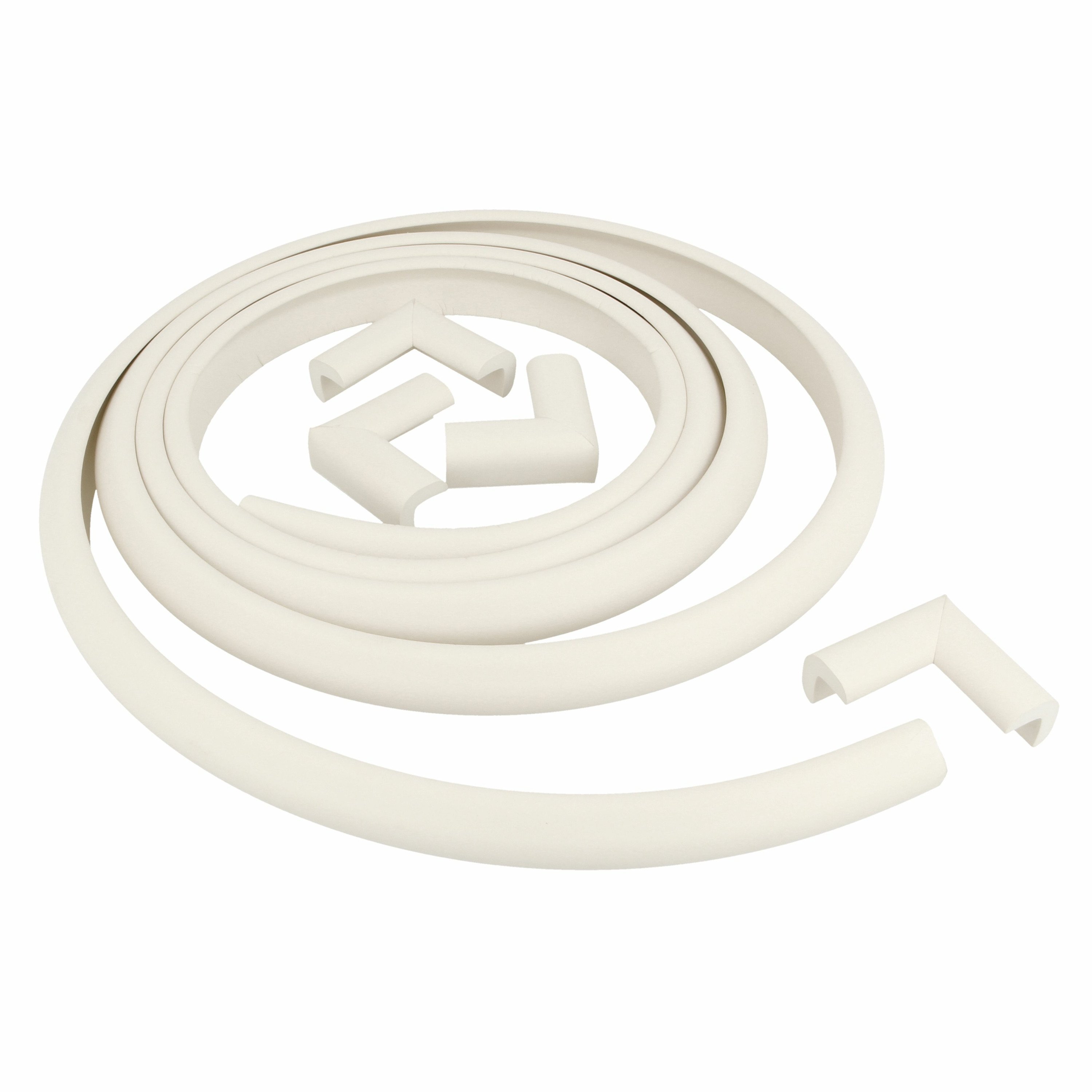 AMIG Set hoek en randbescherming - 12x hoekbeschermers - 6m randbescherming - kind bescherming -