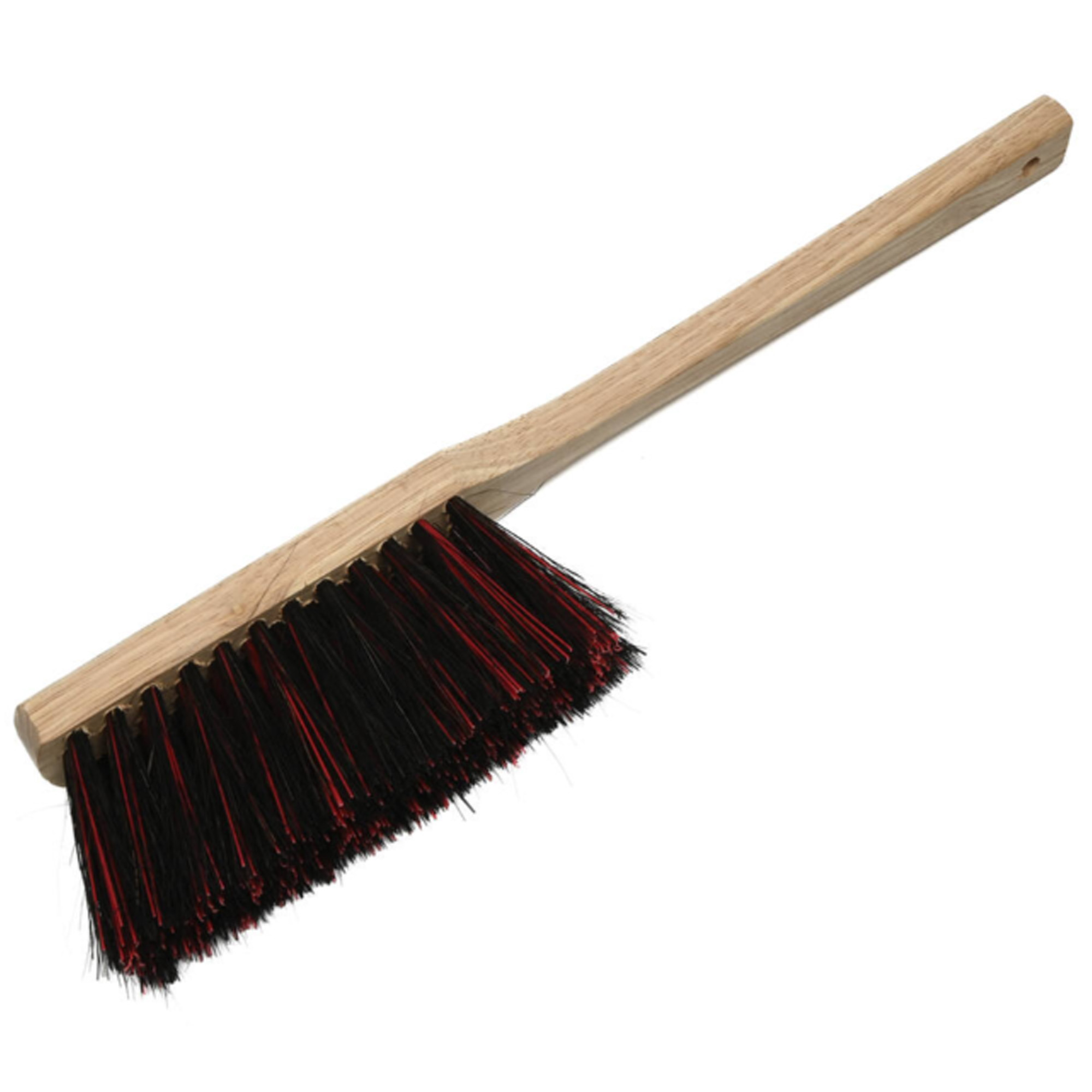 Stoffer/handveger - extra lang - hout - 45 cm - kokoshaar -