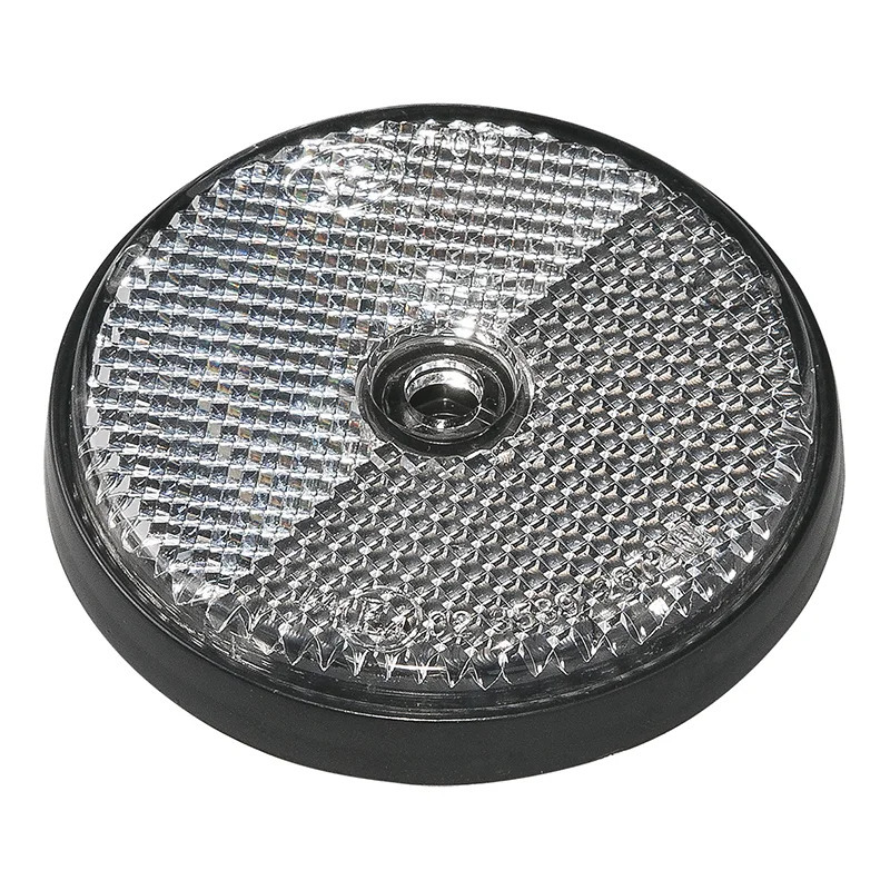 Pro Plus Reflector - set 2x - wit - schroefbevestiging - 60mm - rond -