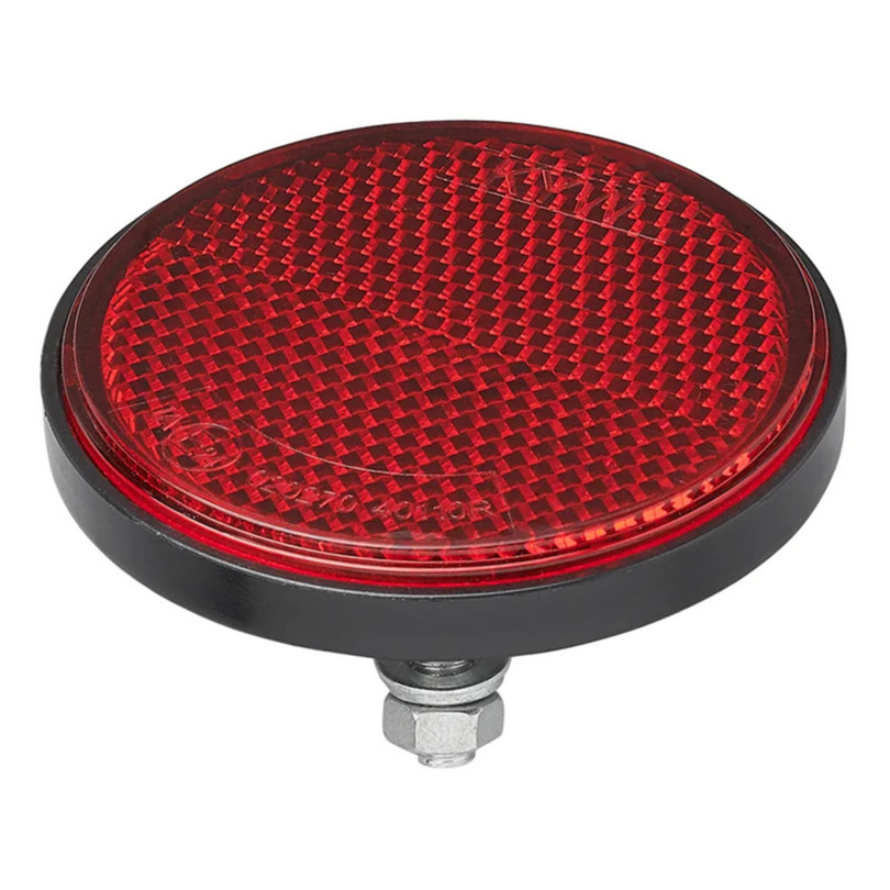 ProPlus Reflector - set 2x - rood - boutbevestiging - 60mm - M5 bout - rond -