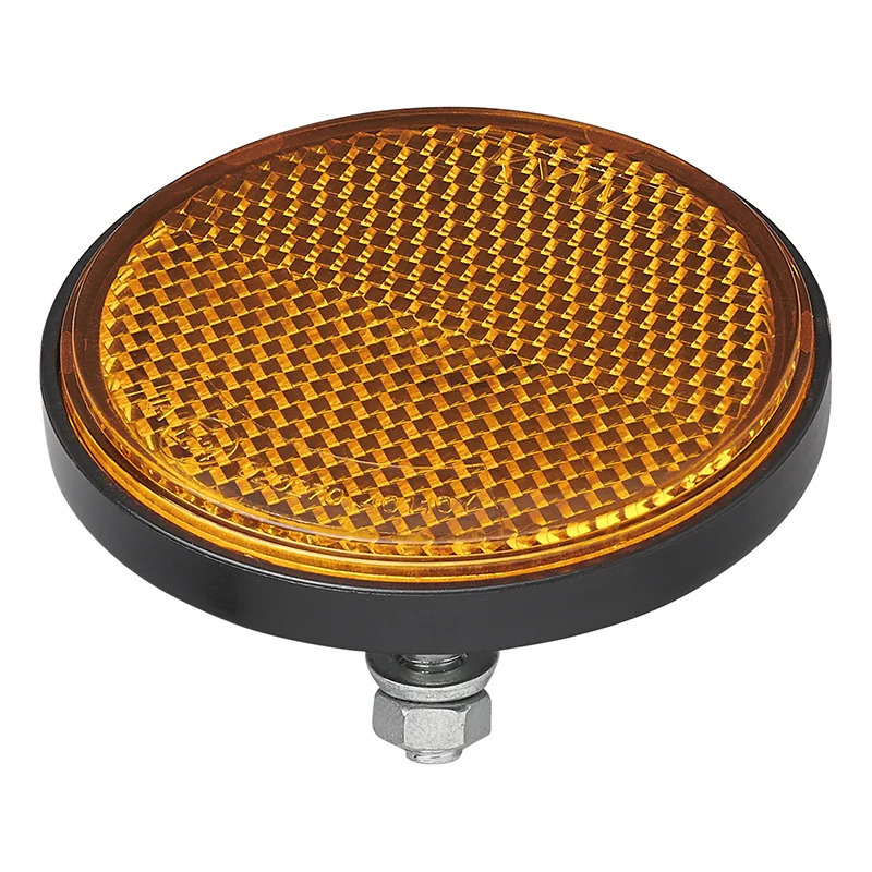 ProPlus Reflector - set 2x - oranje - boutbevestiging - 60mm - M5 bout - rond -