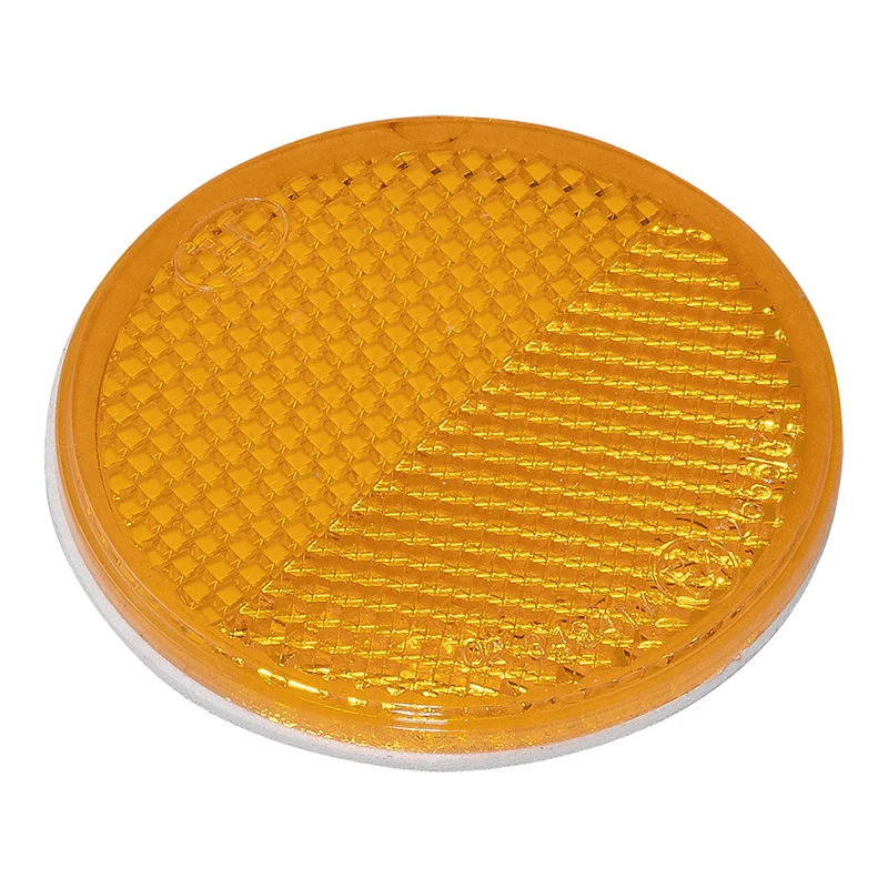 ProPlus Reflector - set 2x - oranje - zelfklevend - 60mm - rond -