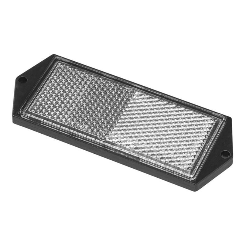ProPlus Reflector - set 2x - wit - schroefbevestiging - 104 x 40 mm -