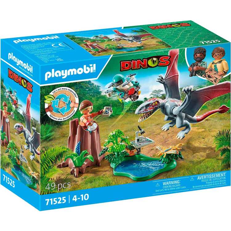 PLAYMOBIL Dinos - Observatiepost voor Dimorphodon constructiespeelgoed 71525