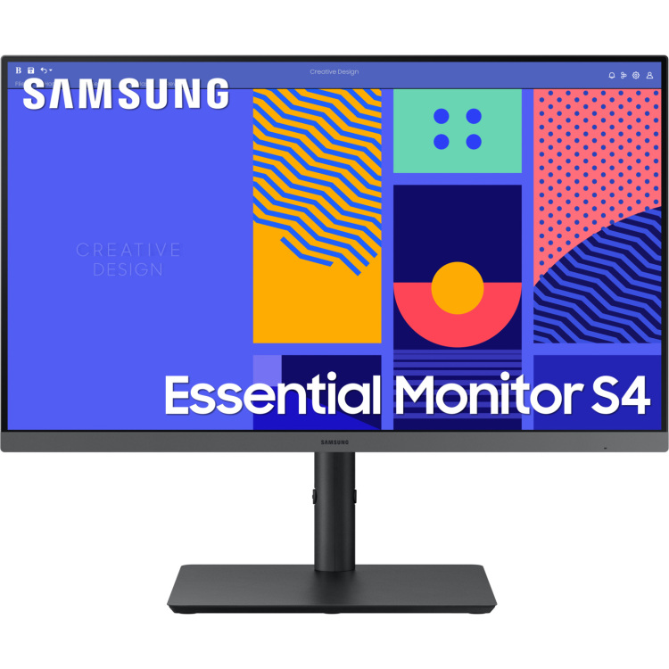 SAMSUNG LS24C432GAUXEN ledmonitor 100Hz, Display Port, HDMI, VGA, USB, AMD Free-Sync