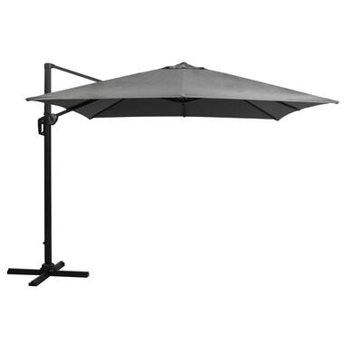 Zweefparasol Nancy - antraciet - 300x300 cm - Leen Bakker