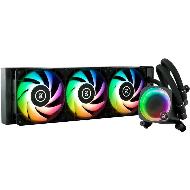 EKWB EK-Nucleus AIO CR360 Lux D-RGB waterkoeling 4-pins PWM fan-connector