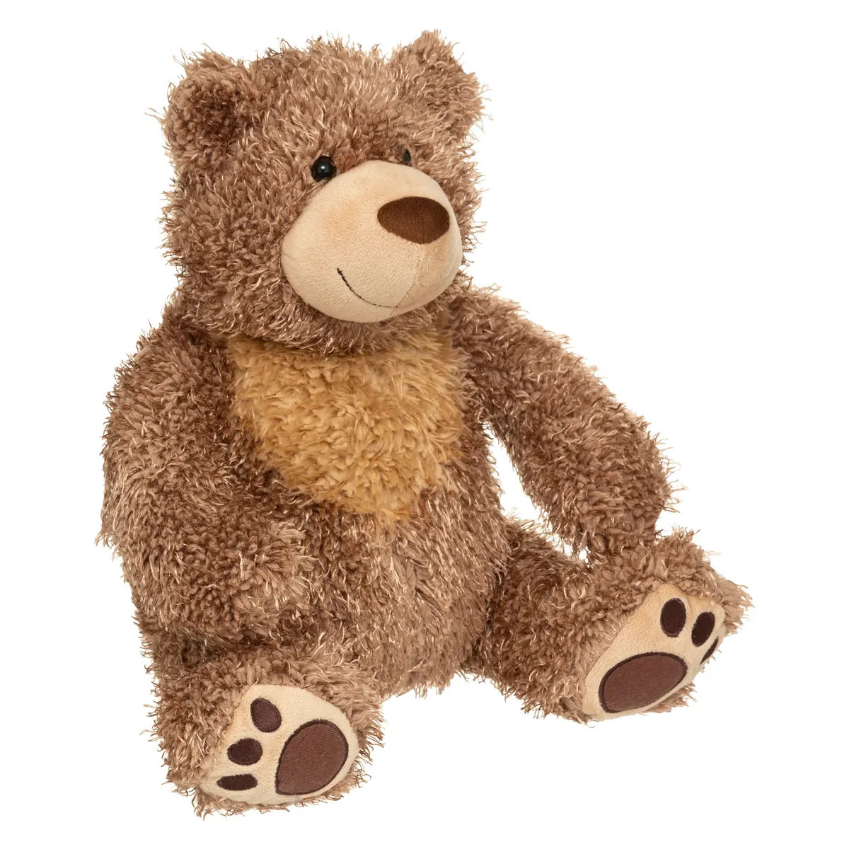 Knuffeldier Beer Yogi - zachte pluche stof - wilde dieren knuffels - bruin - 45 cm -