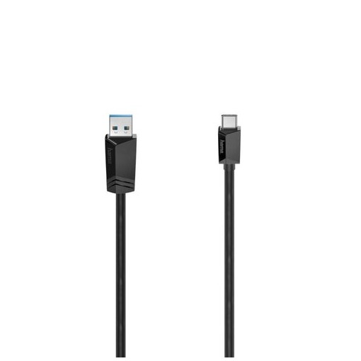 Hama USB-C-kabel, USB-A-stekker - USB-C-stekker, USB 3.2 Gen2, 10 Gbit/s, 1,00 m Kabel