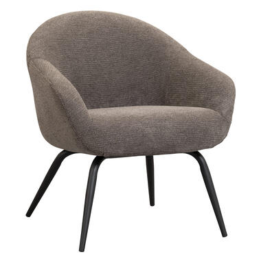 Fauteuil Lieke - antraciet - Leen Bakker