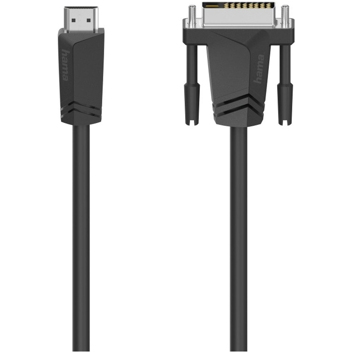 Hama Verbindingskabel, HDMI-stekker - DVI/D-stekker, 1,5 m TV accessoire