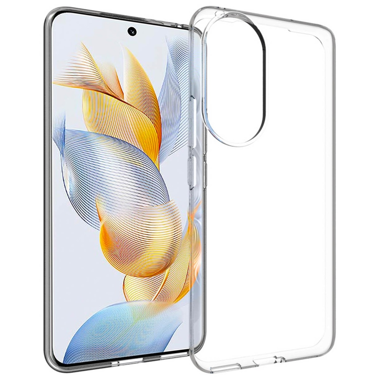 Accezz Clear Backcover Honor 90 Telefoonhoesje Transparant