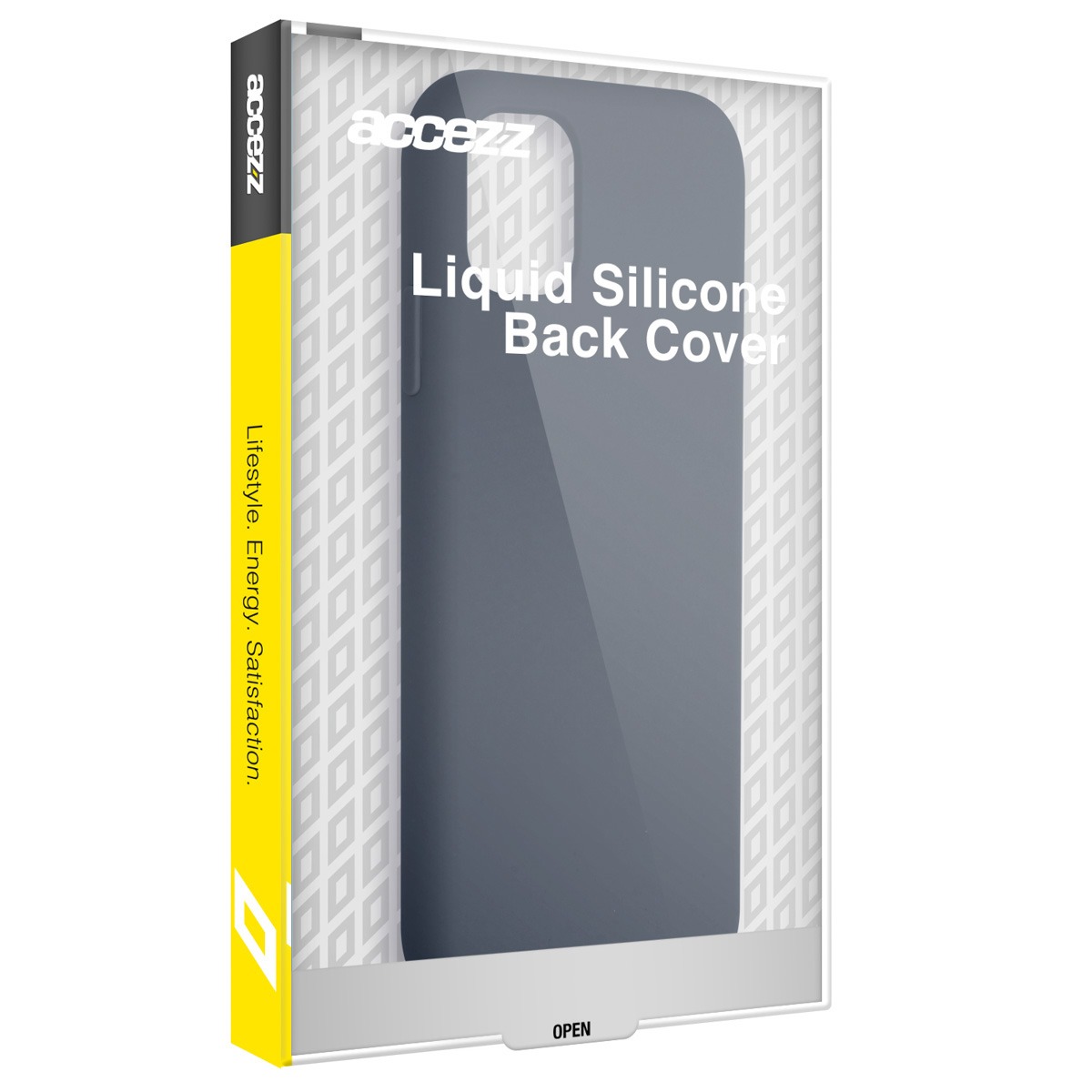 Accezz Liquid Silicone Backcover iPhone 15 Telefoonhoesje Blauw