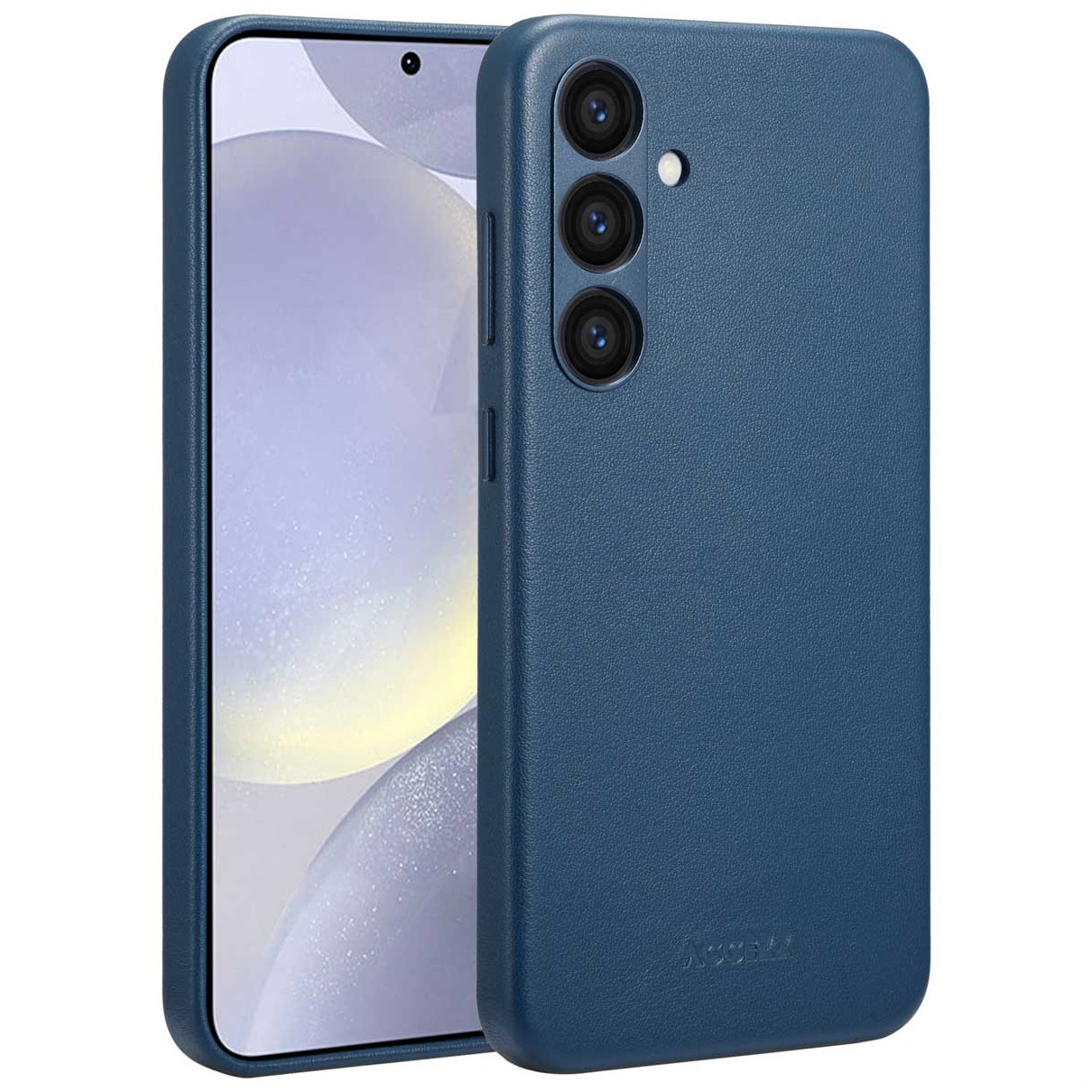 Accezz MagSafe Leather Backcover Samsung Galaxy S24 Plus Telefoonhoesje Blauw