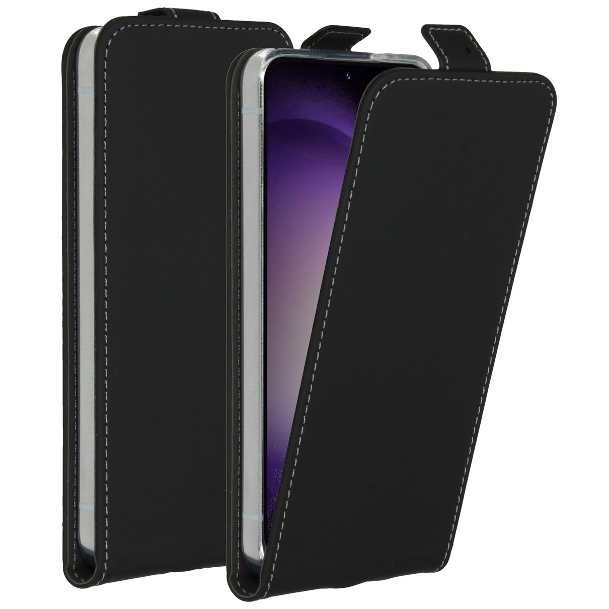 Accezz Flipcase Samsung Galaxy S24 Telefoonhoesje Zwart