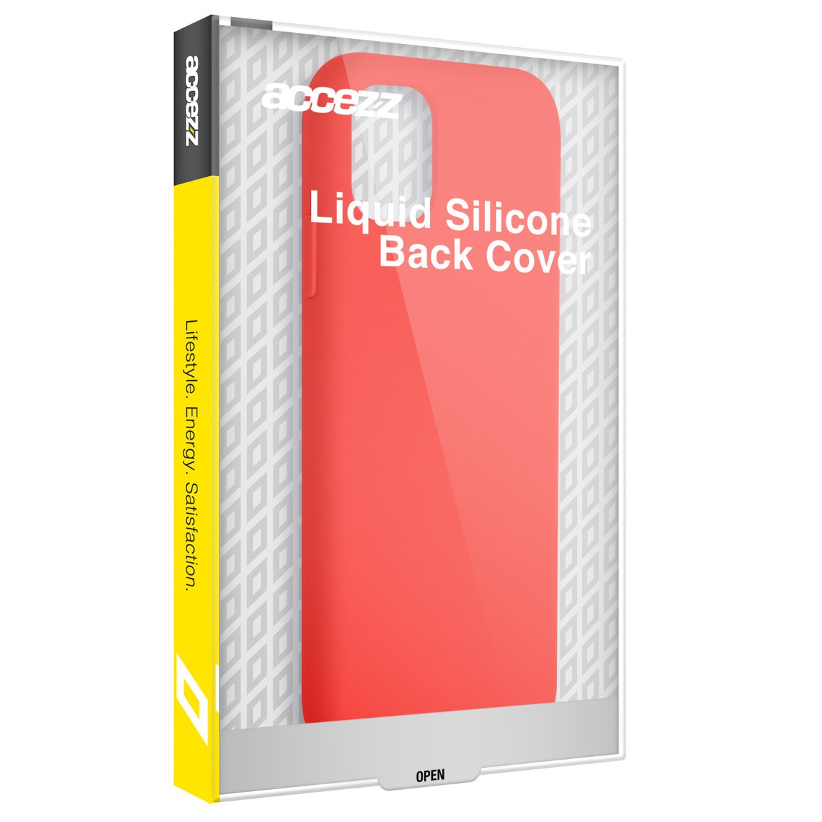 Accezz Liquid Silicone Backcover Samsung Galaxy Z Flip 5 Telefoonhoesje Rood