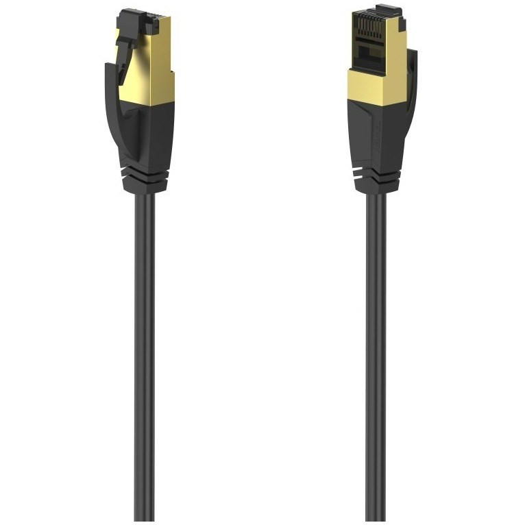 Hama Netwerkkabel, CAT-8, 40 Gbit/s, S/FTP afgeschermd, halogeenvrij, 0,50 m UTP kabel