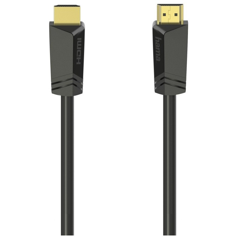 Hama High speed HDMI-kabel, connector - connector, 4K, ethernet, verguld 7,5 m HDMI kabel