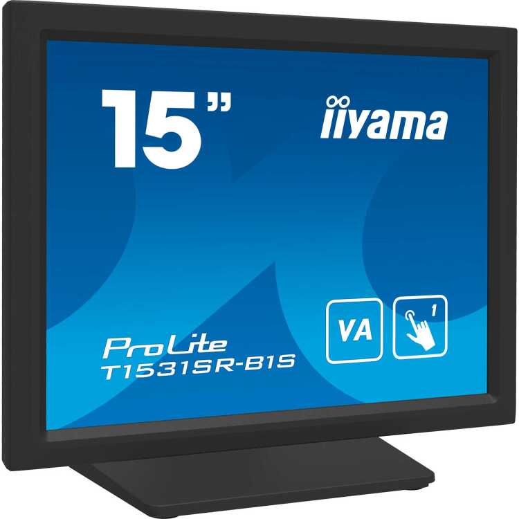 iiyama ProLite T1531SR-B1S ledmonitor VGA, HDMI, DisplayPort, Audio