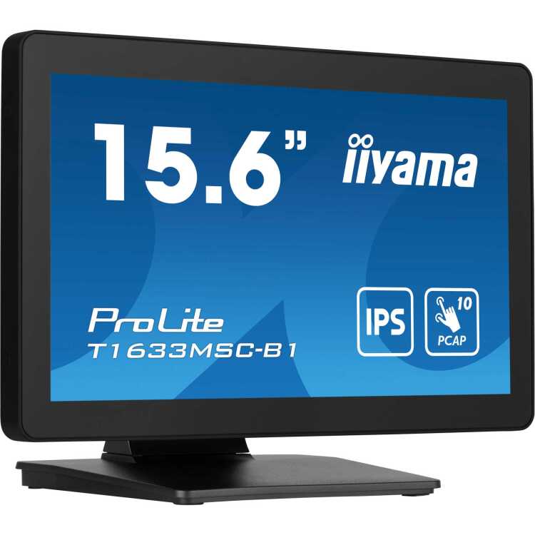 iiyama ProLite T1633MSC-B1 ledmonitor Touch, HDMI, DisplayPort, Audio, USB