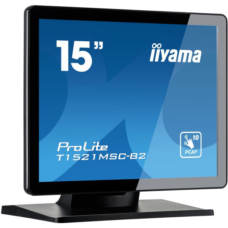 iiyama ProLite T1521MSC-B2 lcd-monitor Touch, VGA, HDMI, Audio
