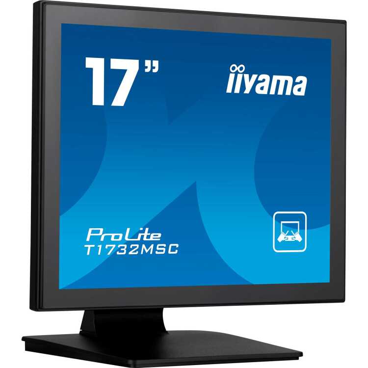 iiyama ProLite T1732MSC-B1S ledmonitor Touch, USB, HDMI, Audio, DisplayPort