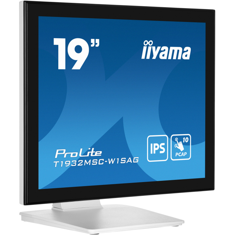 iiyama ProLite T1932MSC-W1SAG monitor Touch, VGA, HDMI, DisplayPort, Audio