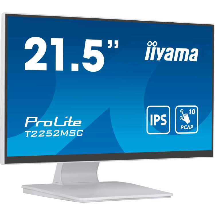 iiyama ProLite T2252MSC-W2 ledmonitor Touch, HDMI, DisplayPort, Audio, USB 3.0