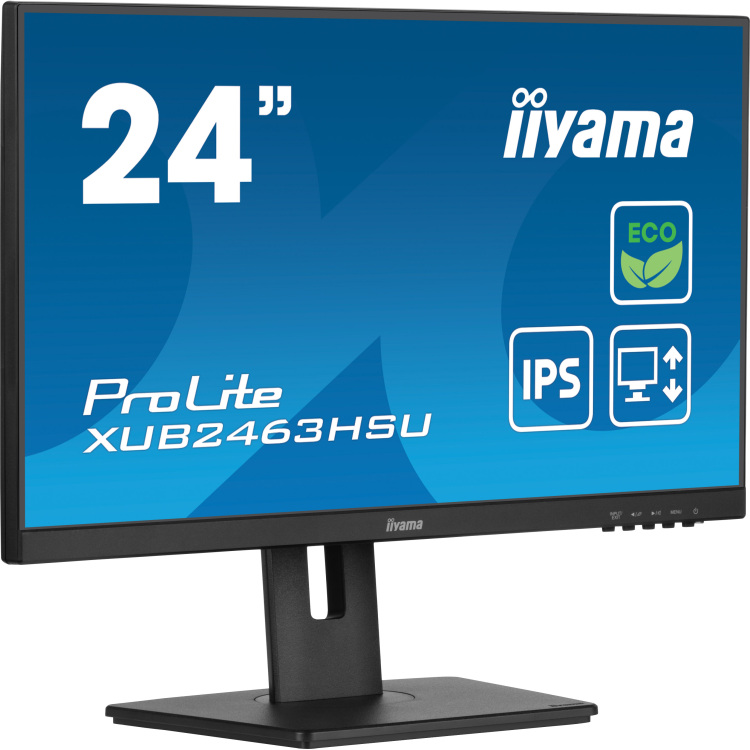 iiyama ProLite XUB2463HSU-B1 ledmonitor 100Hz, HDMI, DisplayPort, USB, Audio, AMD FreeSync