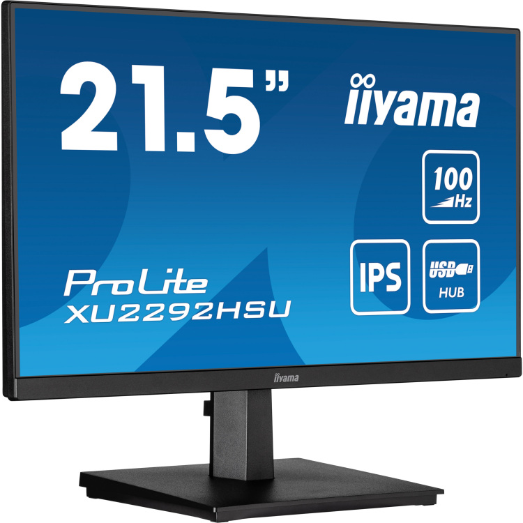 iiyama ProLite XU2292HSU-B6 ledmonitor 100Hz, HDMI, DisplayPort, USB, Audio, AMD FreeSync
