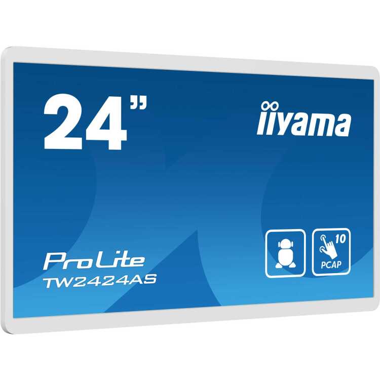 iiyama ProLite TW2424AS-W1 public display Touch, HDMI, USB, WLAN, LAN, Android