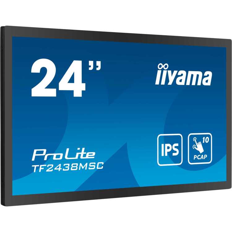 iiyama ProLite TF2438MSC-B1 ledmonitor Touch, HDMI, DisplayPort, Audio