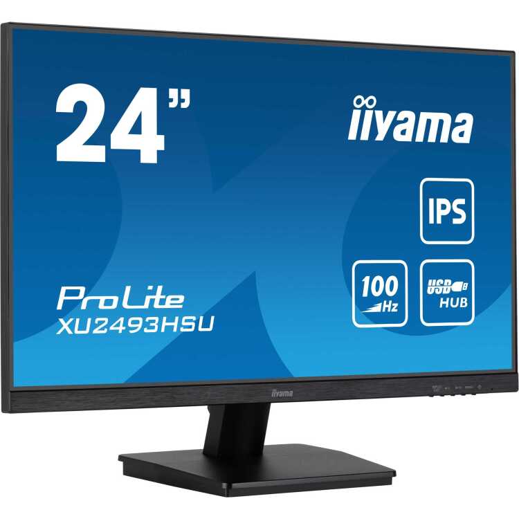 iiyama ProLite XU2493HSU-B6 ledmonitor HDMI, DisplayPort, USB, Audio