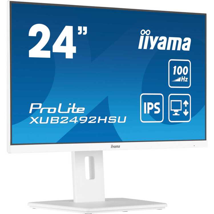 iiyama ProLite XUB2492HSU-W6 ledmonitor HDMI, DisplayPort, USB, Audio