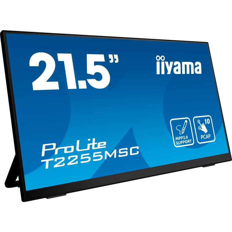 iiyama ProLite T2255MSC-B1 ledmonitor Touch, HDMI, DisplayPort, USB, Audio