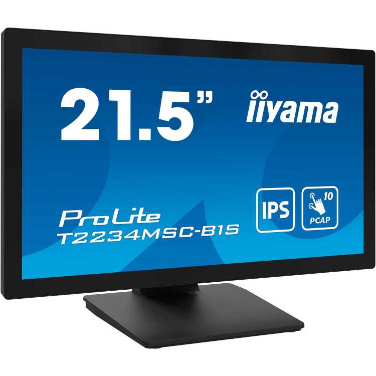iiyama ProLite T2234MSC-B1S ledmonitor VGA, HDMI, DisplayPort, Audio