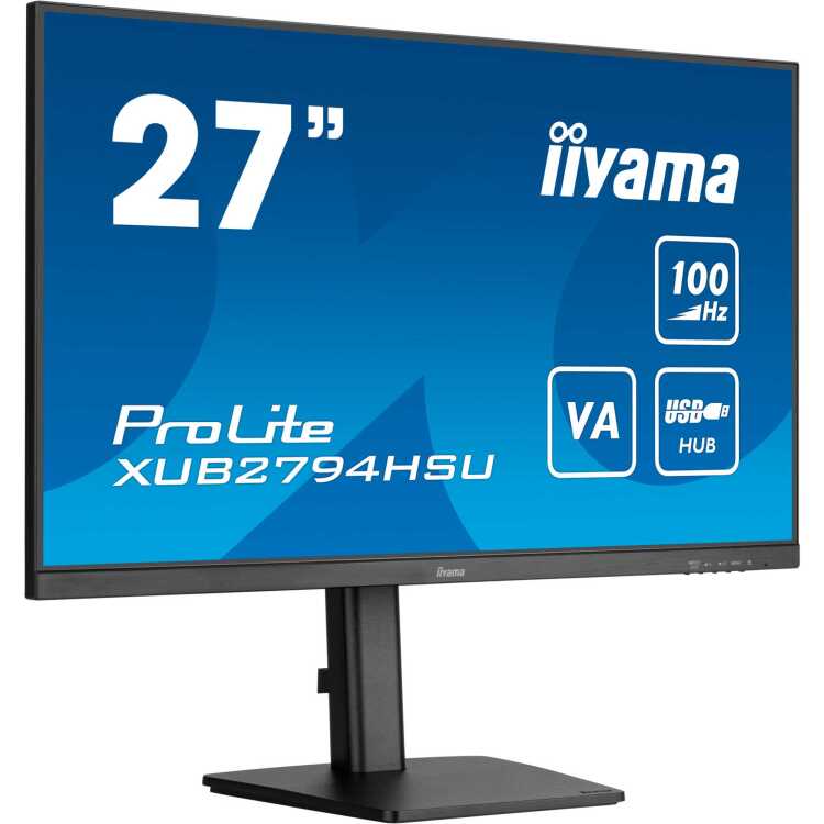 iiyama ProLite XUB2794HSU-B6 ledmonitor HDMI, DisplayPort, Sound