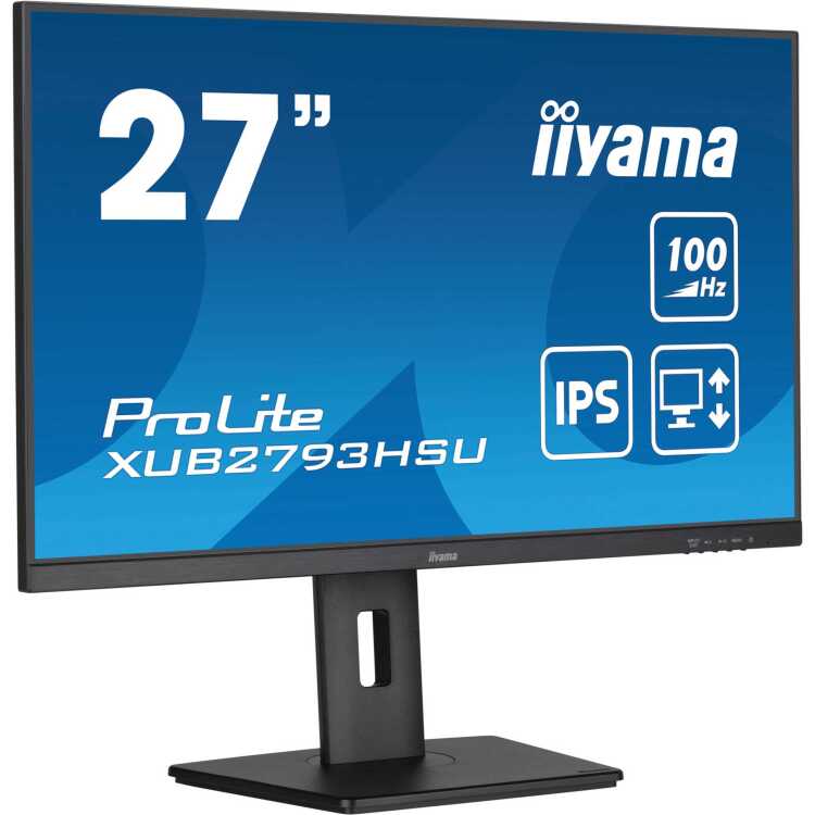 iiyama ProLite XUB2793HSU-B6 ledmonitor HDMI, DisplayPort, USB, Audio