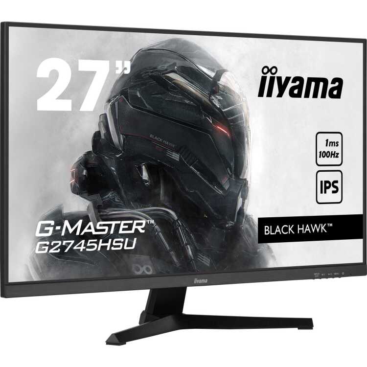 iiyama G-Master Black Hawk G2745HSU-B1 gaming monitor HDMI, DisplayPort, USB, Audio