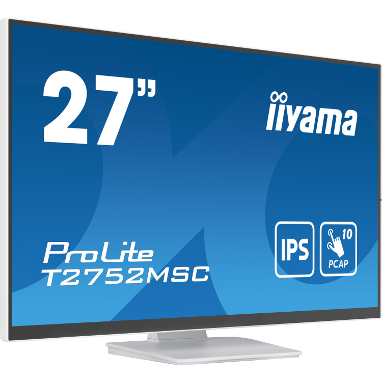 iiyama ProLite T2752MSC-W1 ledmonitor Touch, HDMI, DisplayPort, USB, Audio