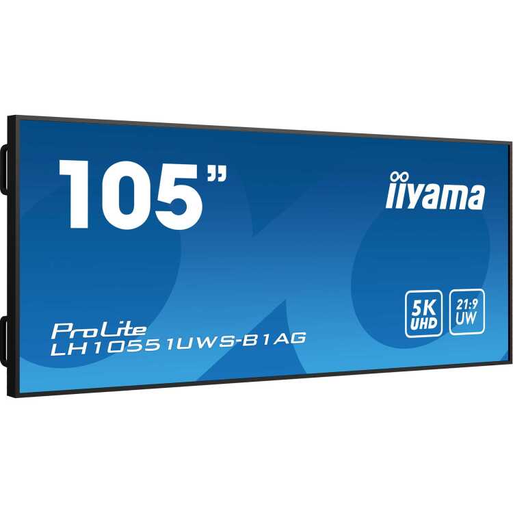 iiyama ProLite LH10551UWS-B1AG public display HDMI, DisplayPort, USB-C, Audio, RJ-45 (LAN)