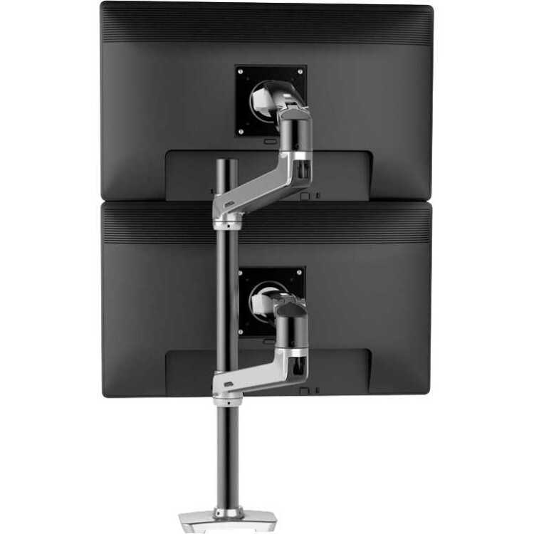 Ergotron LX Dual Stacking monitorarm met hoog statief monitorarm