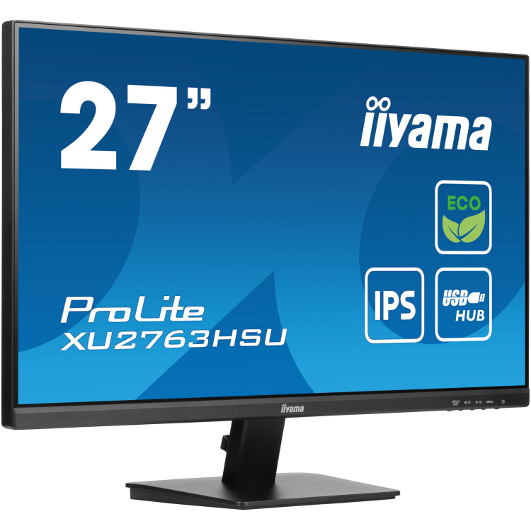 iiyama ProLite XU2763HSU-B1 ledmonitor 100Hz, HDMI, DisplayPort, USB, Audio, AMD FreeSync