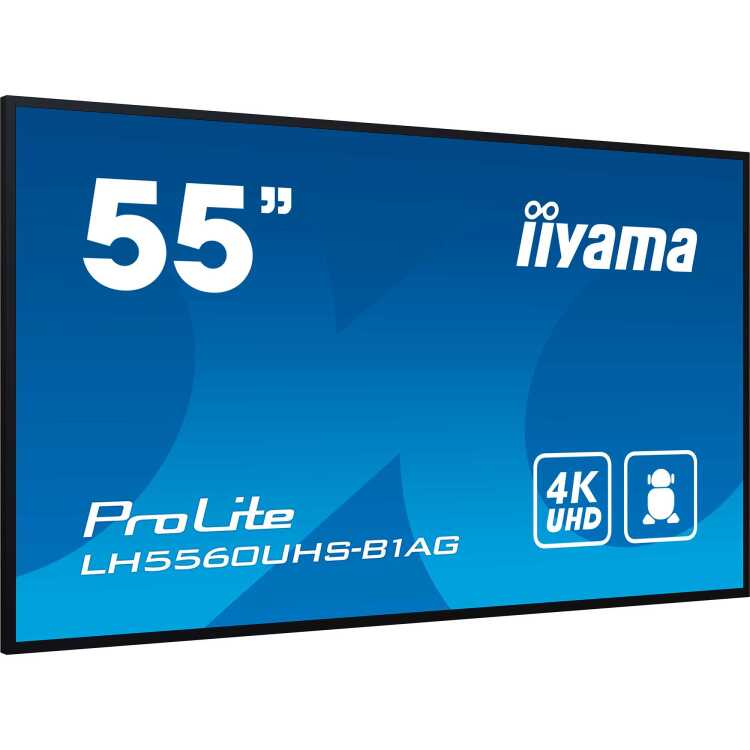 iiyama ProLite LH5560UHS-B1AG public display HDMI, WiFi, USB, Audio, Android