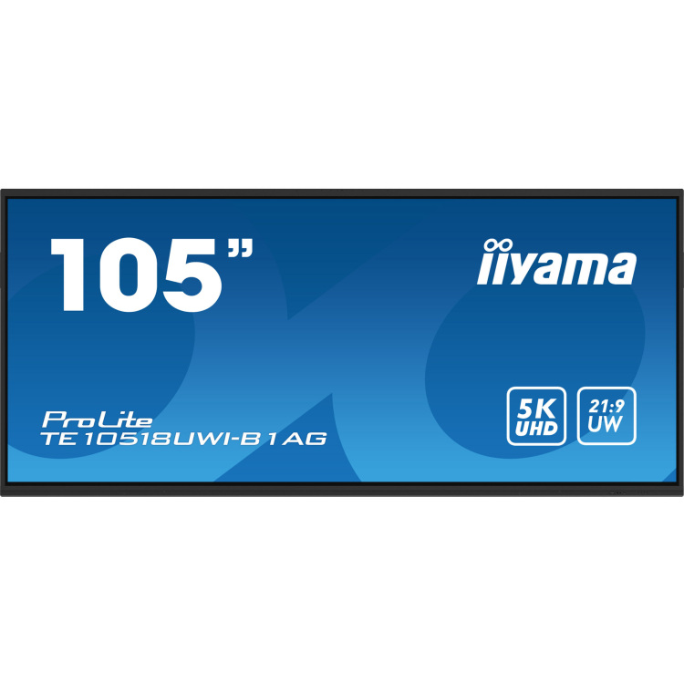 iiyama TE10518UWI-B1AG public display HDMI, DisplayPort, Sound, WiFi, BT, Touch