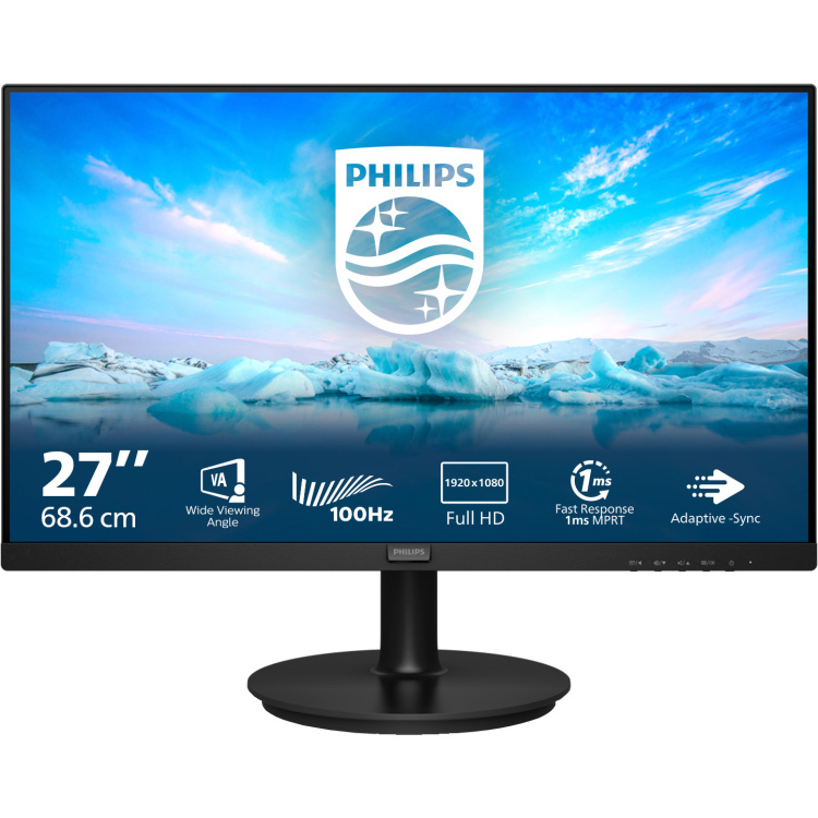 Philips 271V8LAB ledmonitor 1x HDMI, 1x VGA, Sound
