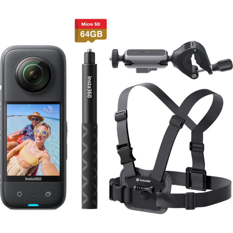 Insta360 X3 Fiets Combo videocamera Wi-Fi, Bluetooth, 64GB