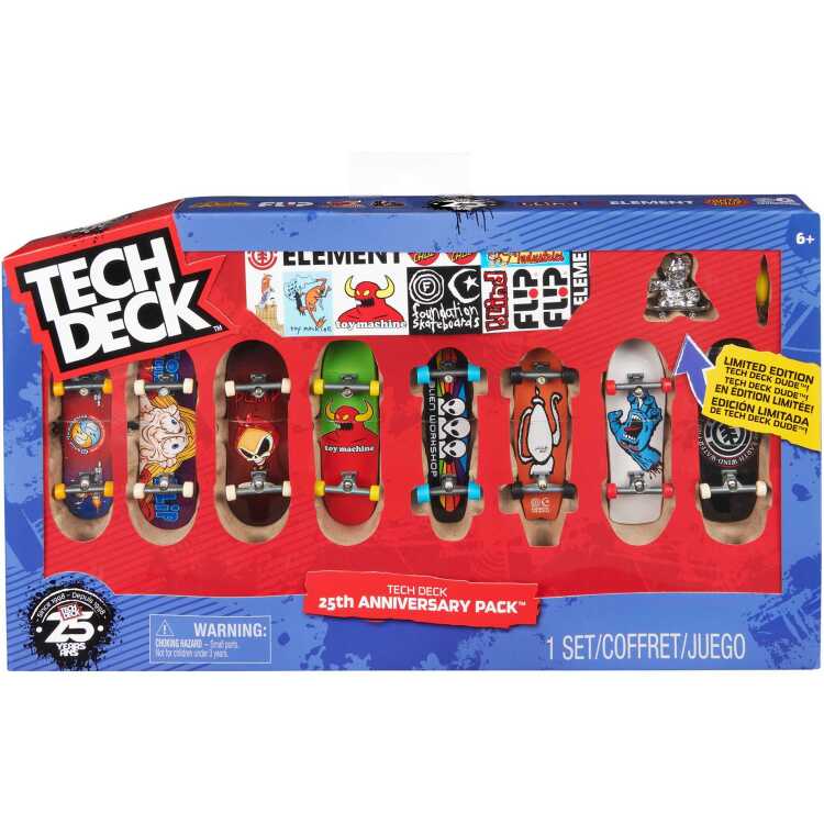 Spin Master Tech Deck - 25th Anniversary 8-Pack speelgoedvoertuig