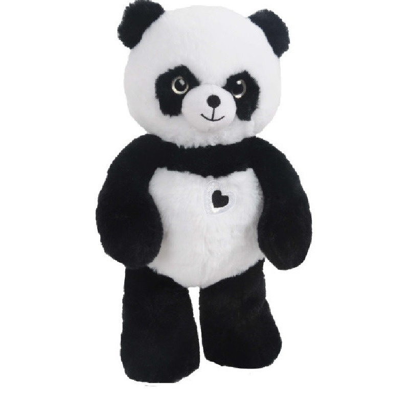 Sandy Knuffel Panda beer - pluche - dieren knuffels - 32 cm - wilde dieren knuffels -